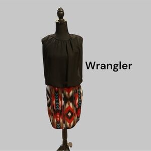 WOMENS WRANGLER SIZE M SLEEVELESS PULL OVER DRESS GENTLY WORN